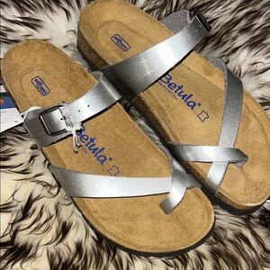 Silver Betula Sandals